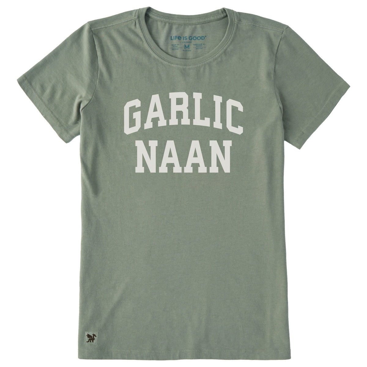 Women's Garlic Naan Arch Short Sleeve Crusher Tee