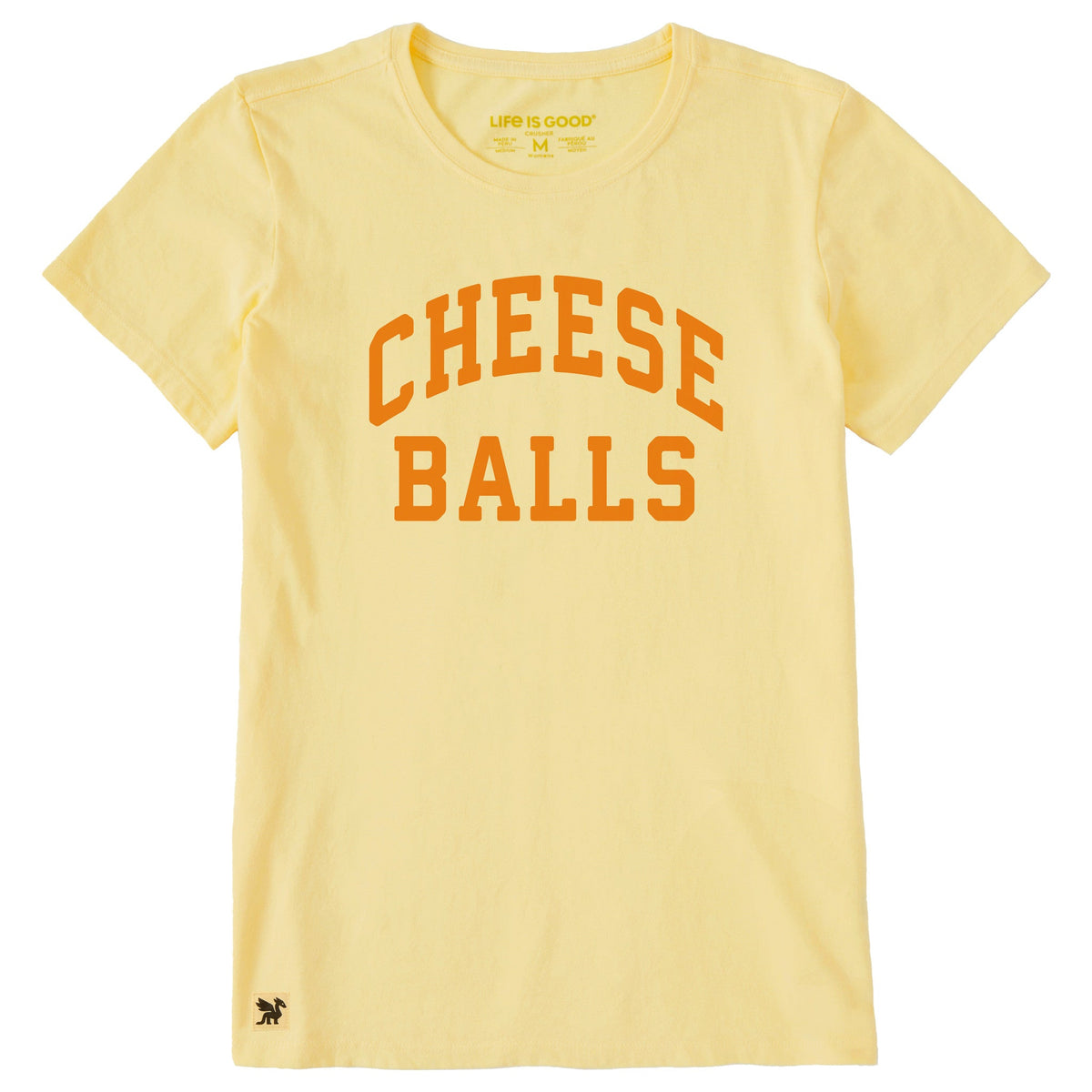 Women's Cheese Balls Arch Short Sleeve Crusher Tee