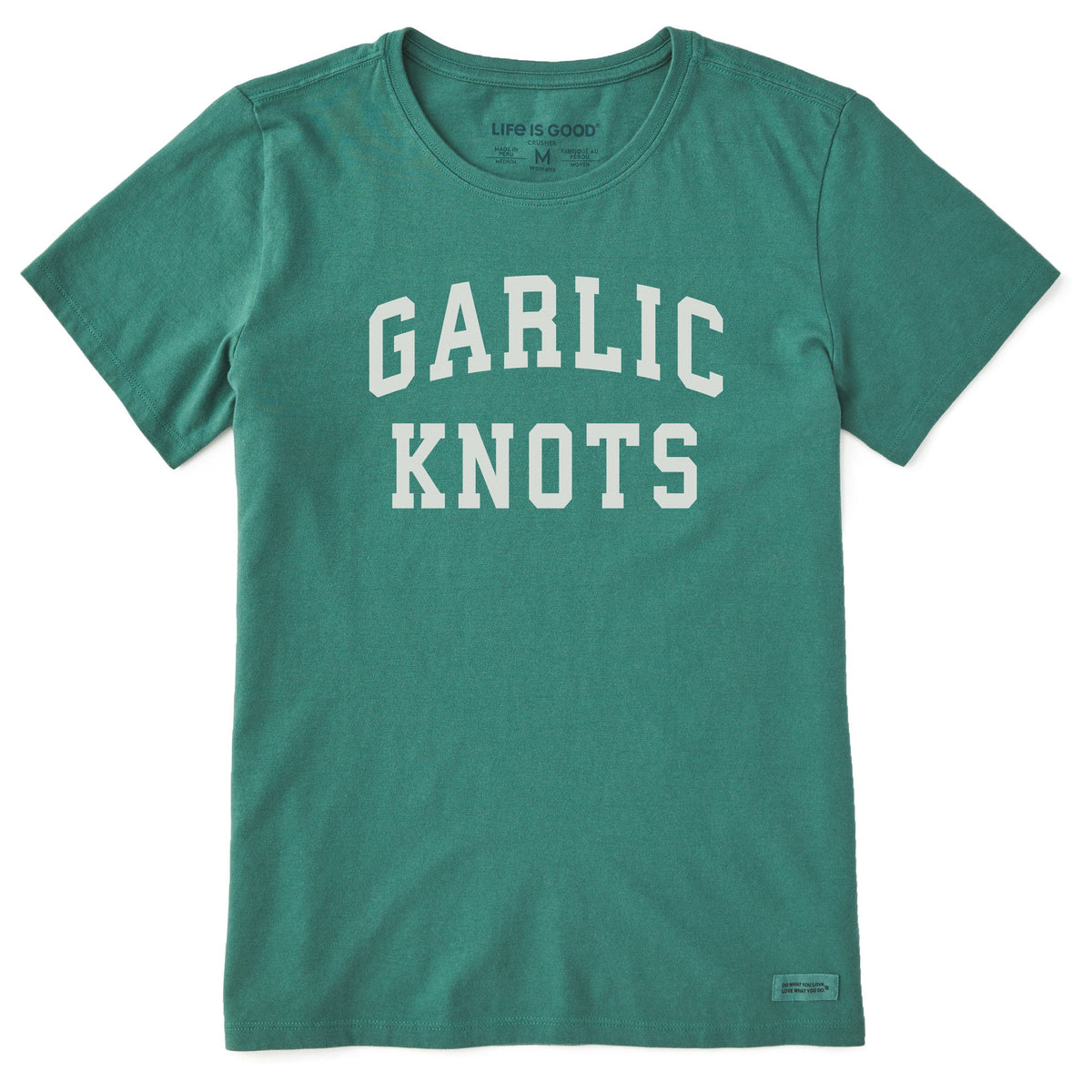 Women's Garlic Knots Arch Short Sleeve Crusher Tee