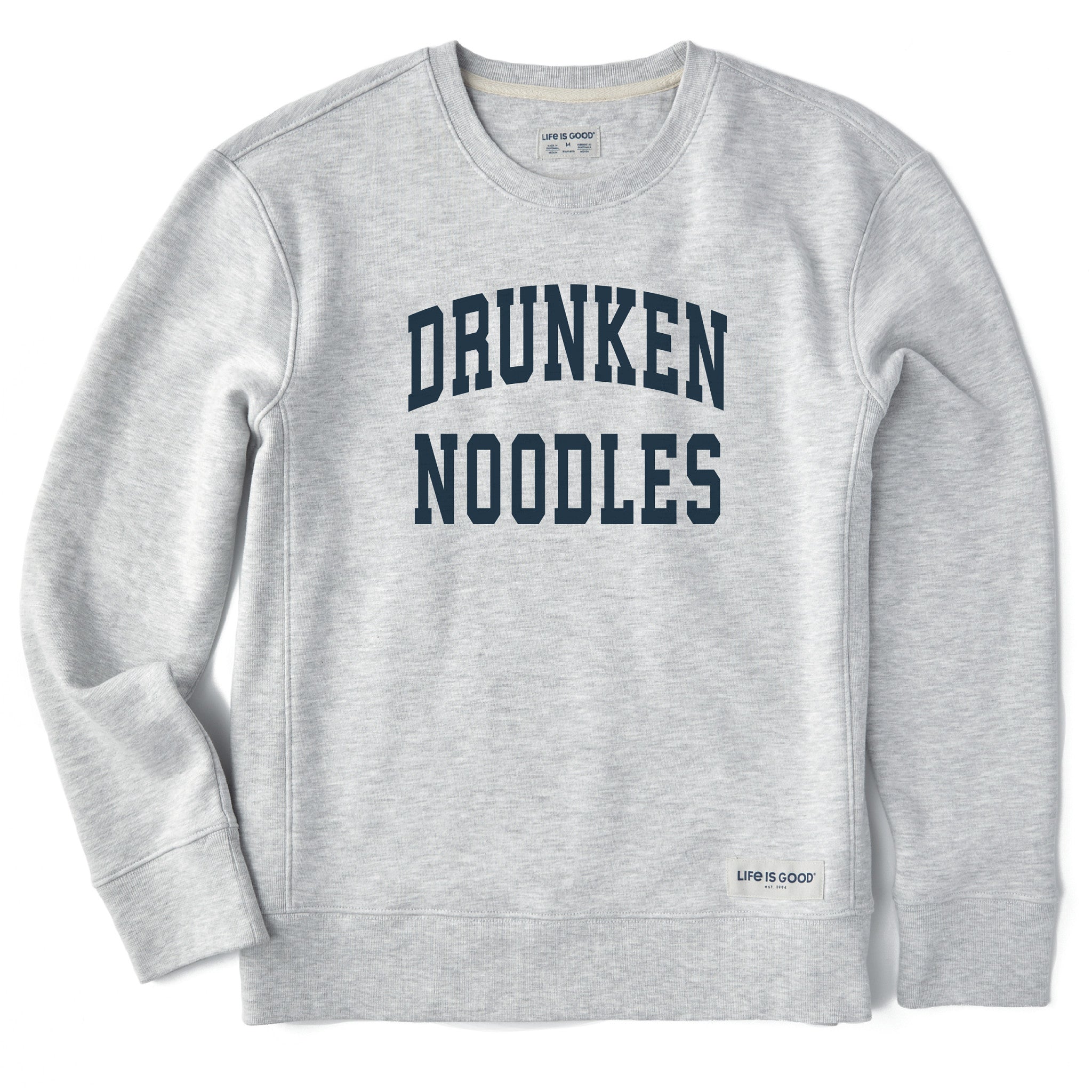 Women's Drunken Noodles Arch Simply True Fleece Crew