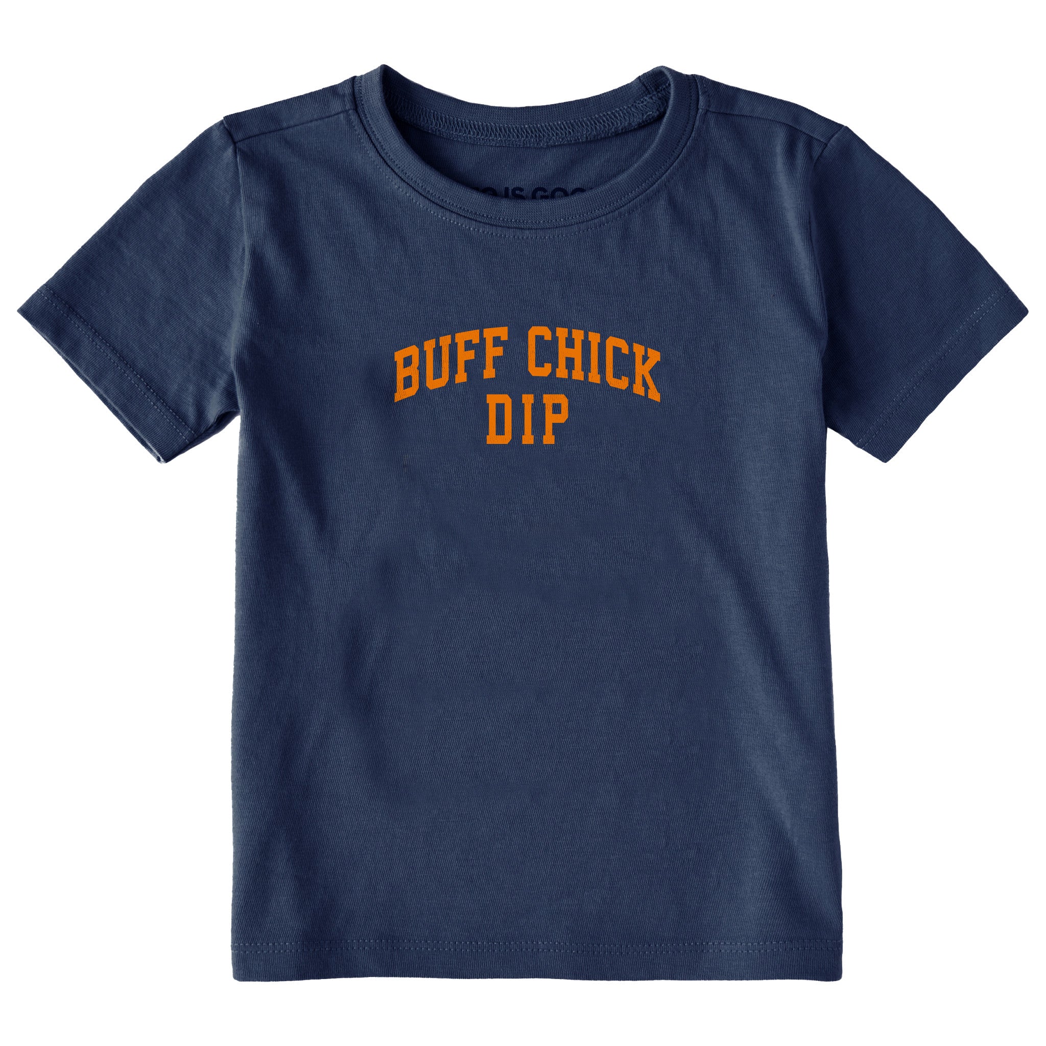 Toddler Buff Chick Dip Arch Short Sleeve Crusher Tee