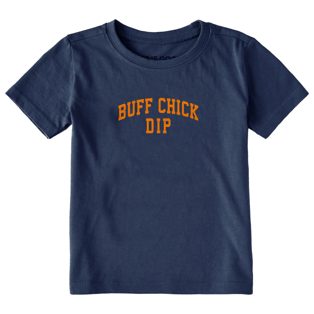 Toddler Buff Chick Dip Arch Short Sleeve Crusher Tee