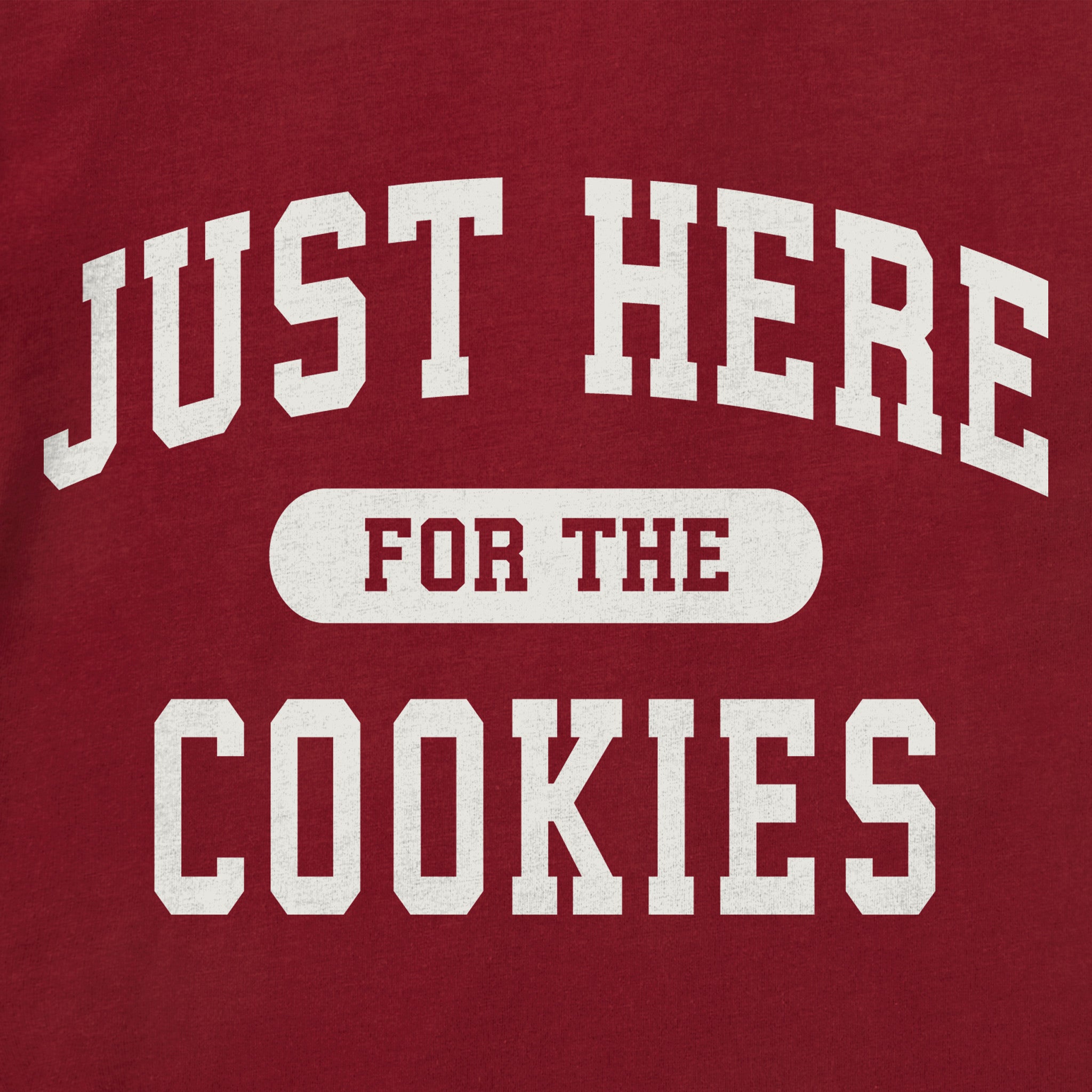 Toddler Just Here for the Cookies Short Sleeve Crusher Tee