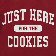 Toddler Just Here for the Cookies Short Sleeve Crusher Tee