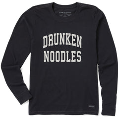 Women's Drunken Noodles Arch Long Sleeve Crusher Tee
