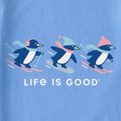 Kids Penguin Ski Trio Short Sleeve Crusher Tee