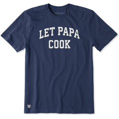 Men's Let Papa Cook Arch Short Sleeve Crusher Tee