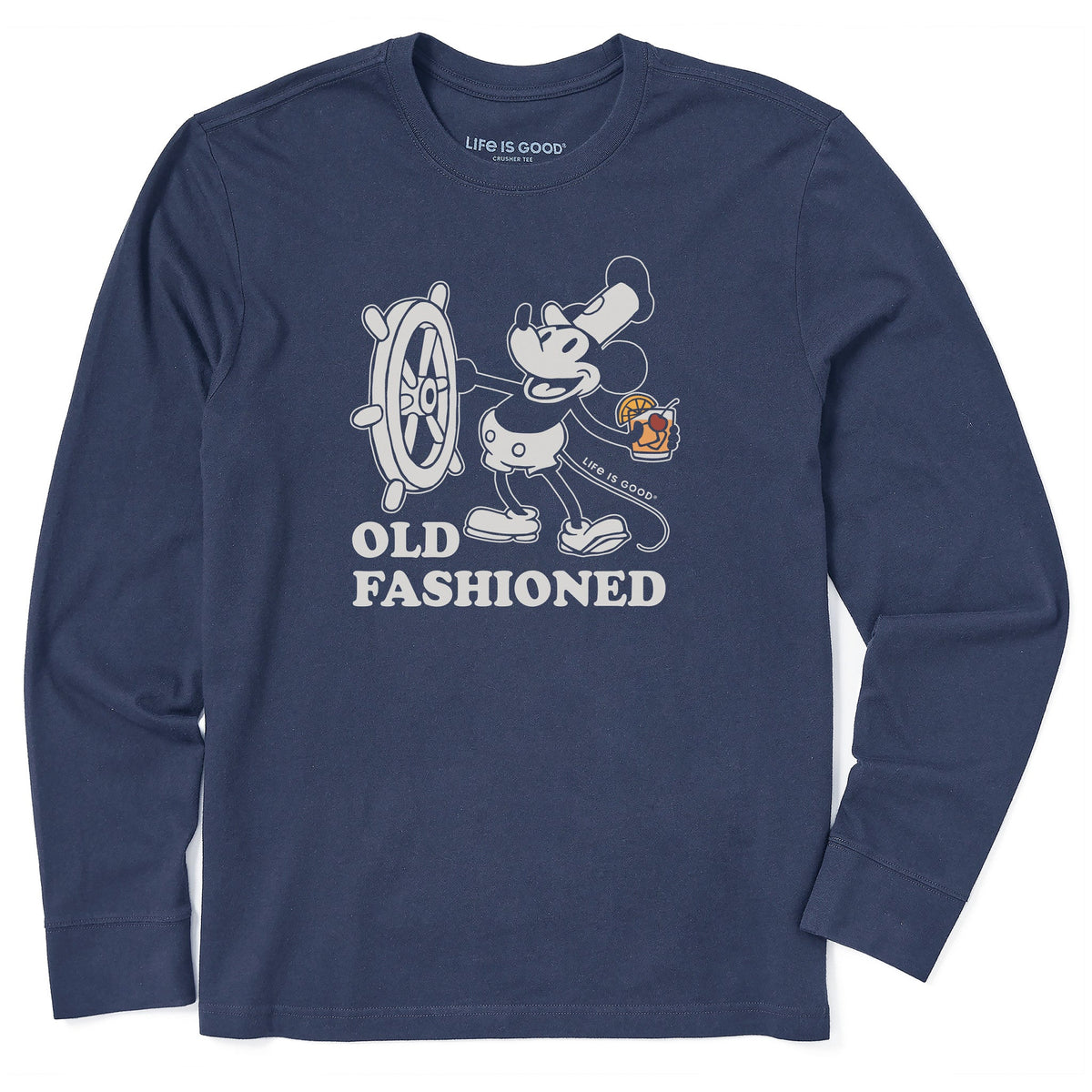 Men's Willie Old Fashioned Long Sleeve Crusher Tee