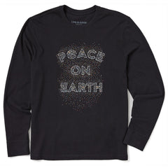 Men's Peace on Earth Long Sleeve Crusher Tee