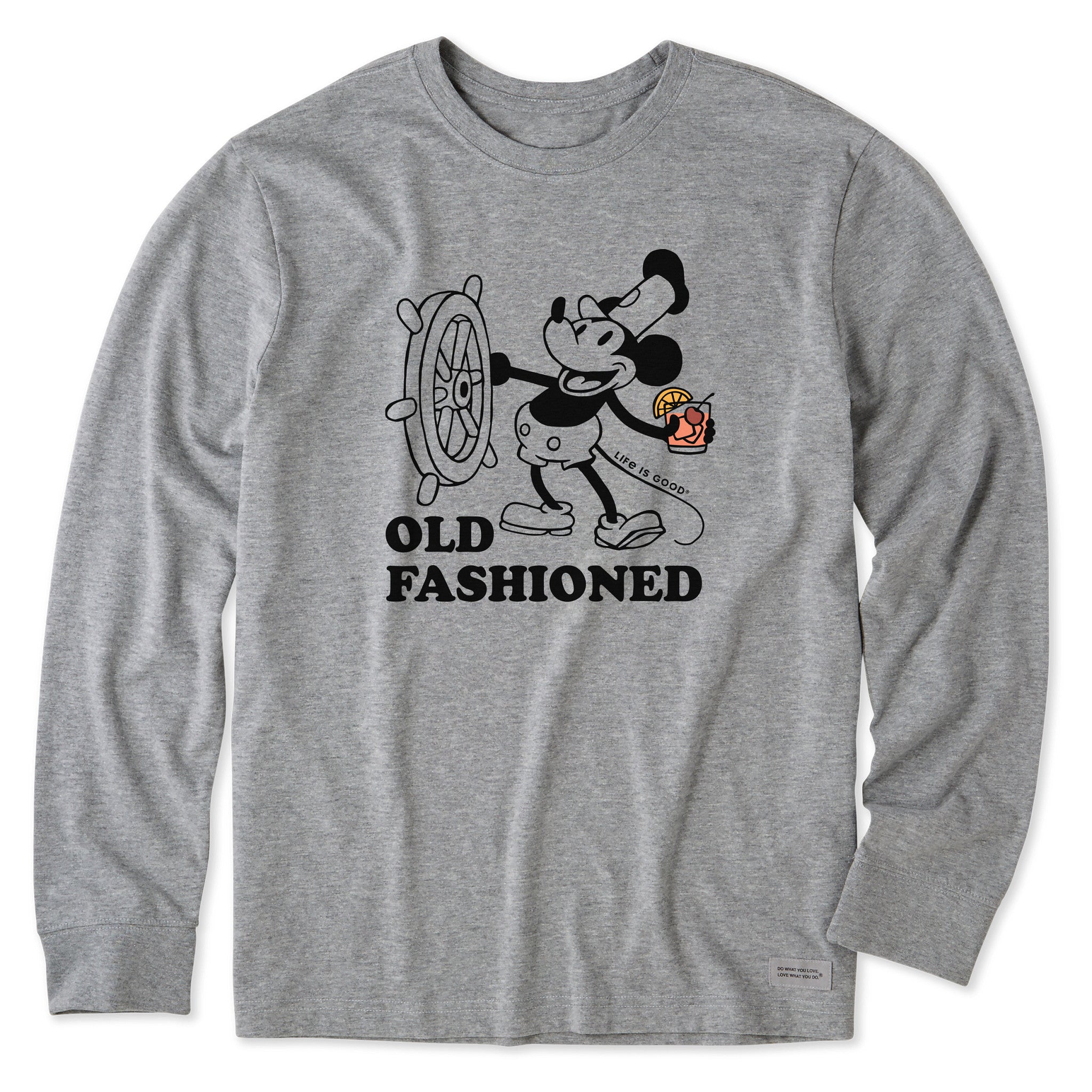 Men's Willie Old Fashioned Long Sleeve Crusher Tee