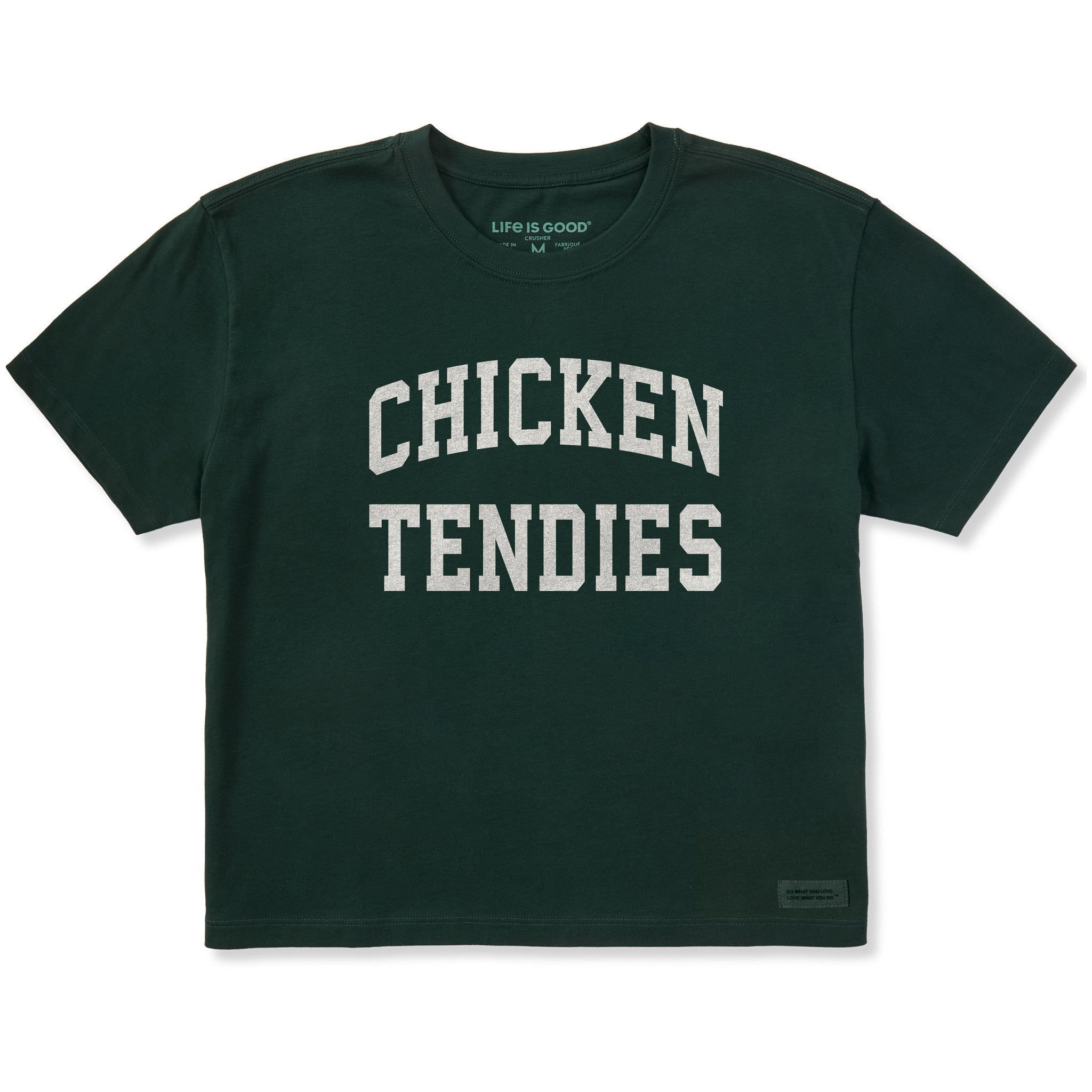 Women's Chicken Tendies Arch Short Sleeve Crusher Boxy Tee