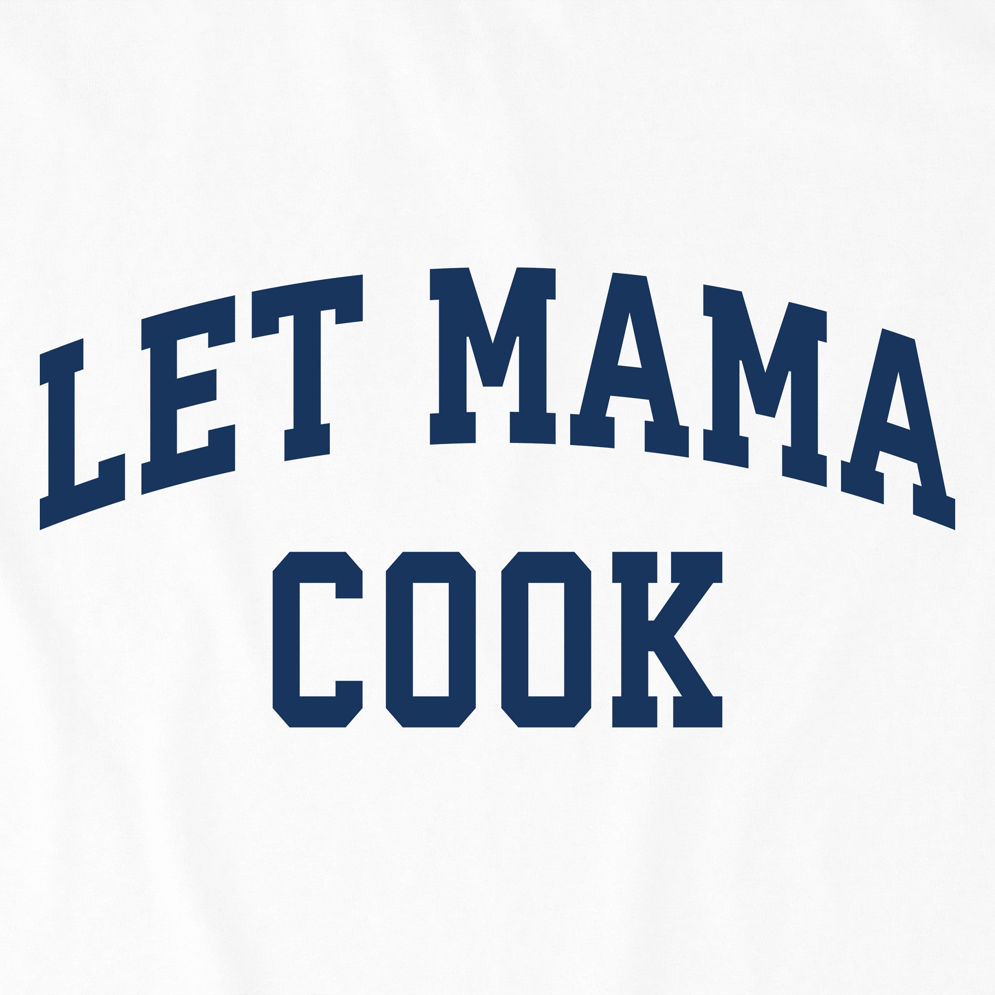 Women's Let Mama Cook Arch Short Sleeve Crusher Boxy Tee