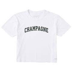 Women's Champagne Arch Short Sleeve Crusher Boxy Tee