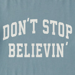 Women's Don't Stop Believin' Arch Long Sleeve Crusher Tee