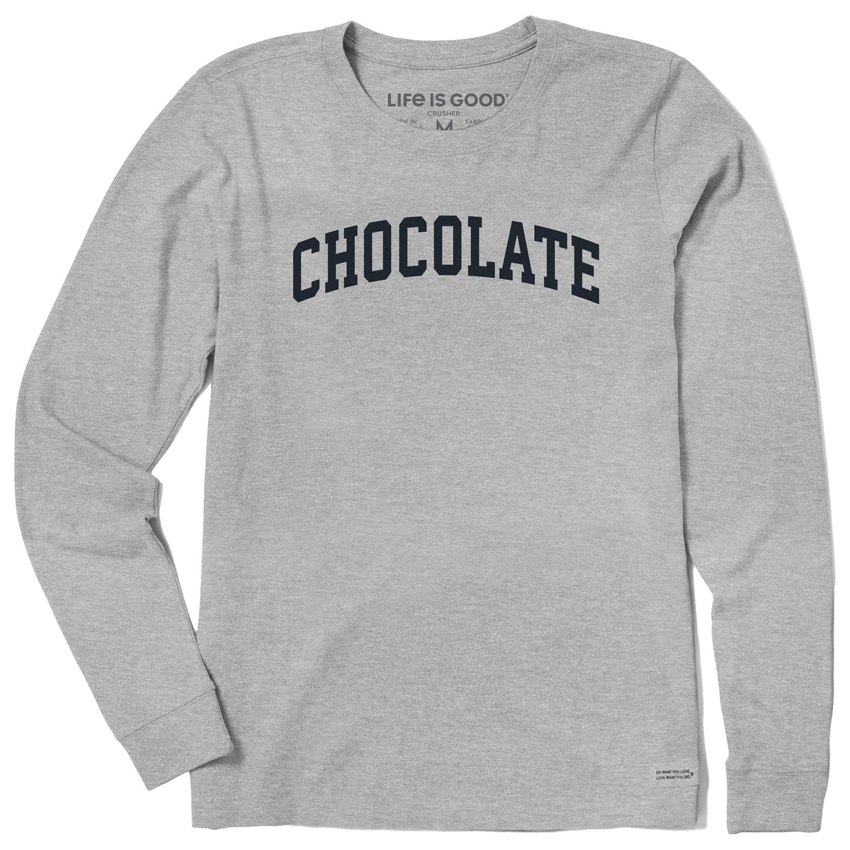 Women's Chocolate Arch Long Sleeve Crusher Tee