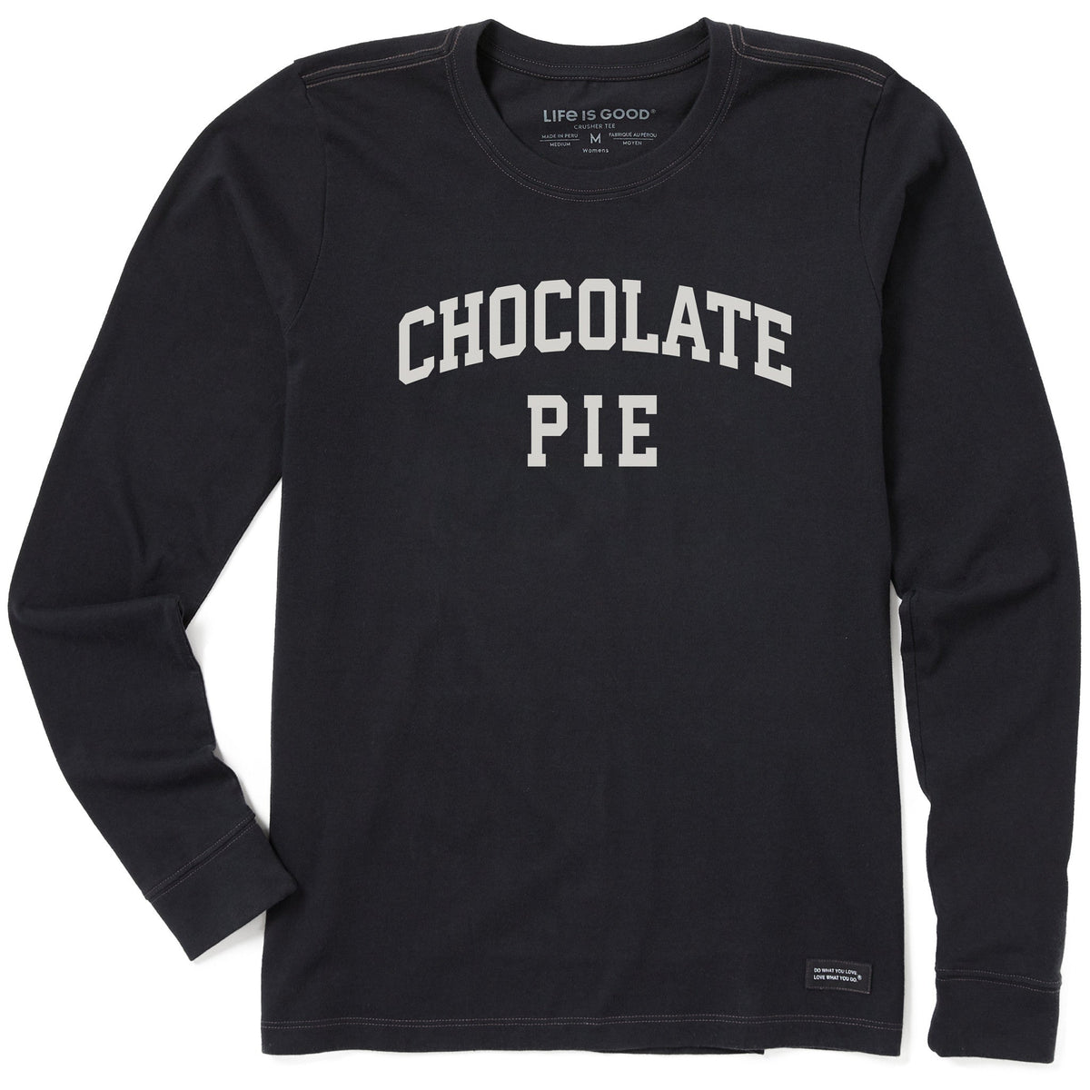 Women's Chocolate Pie Arch Long Sleeve Crusher Tee