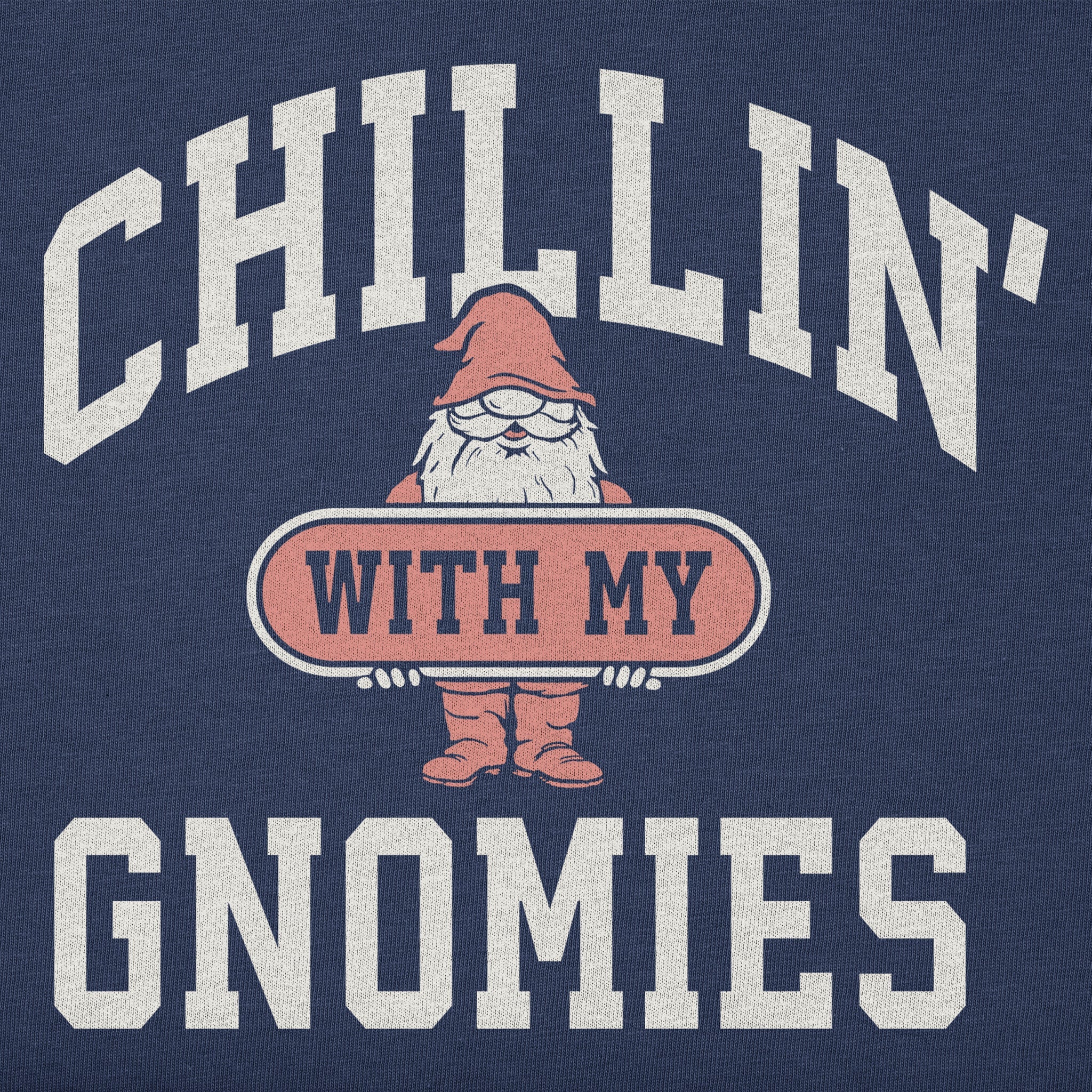 Toddler Chillin' with my Gnomies Arch Short Sleeve Crusher Tee