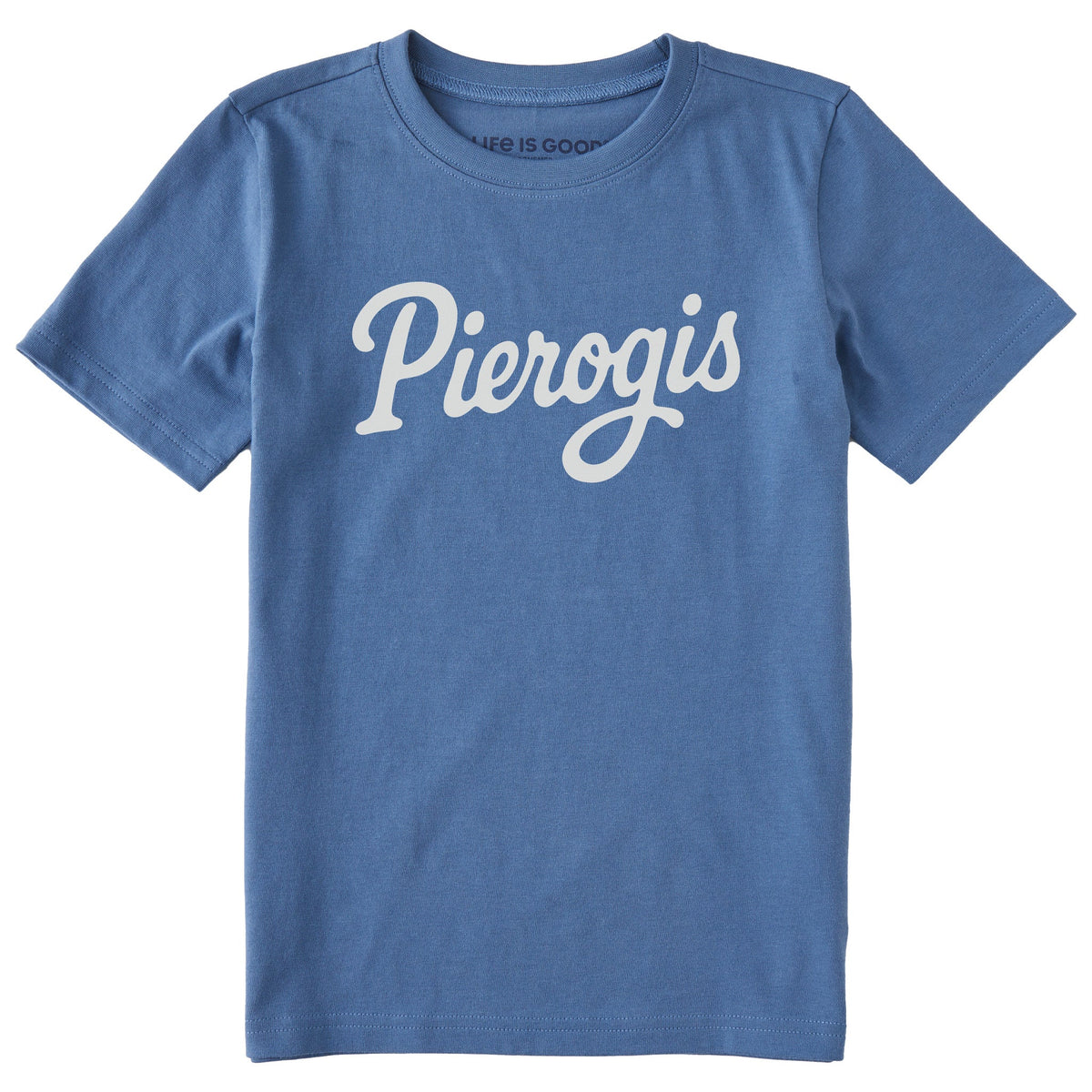 Kids Pierogis Script Short Sleeve Crusher Tee