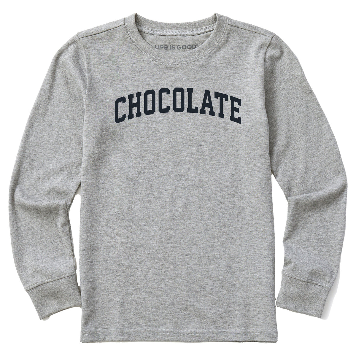 Kids Chocolate Arch Long Sleeve Crusher Tee