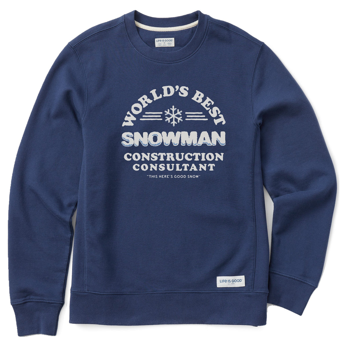 Men's Snowman Consultant Simply True Fleece Crew