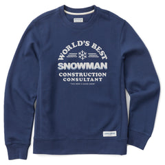 Men's Snowman Consultant Simply True Fleece Crew