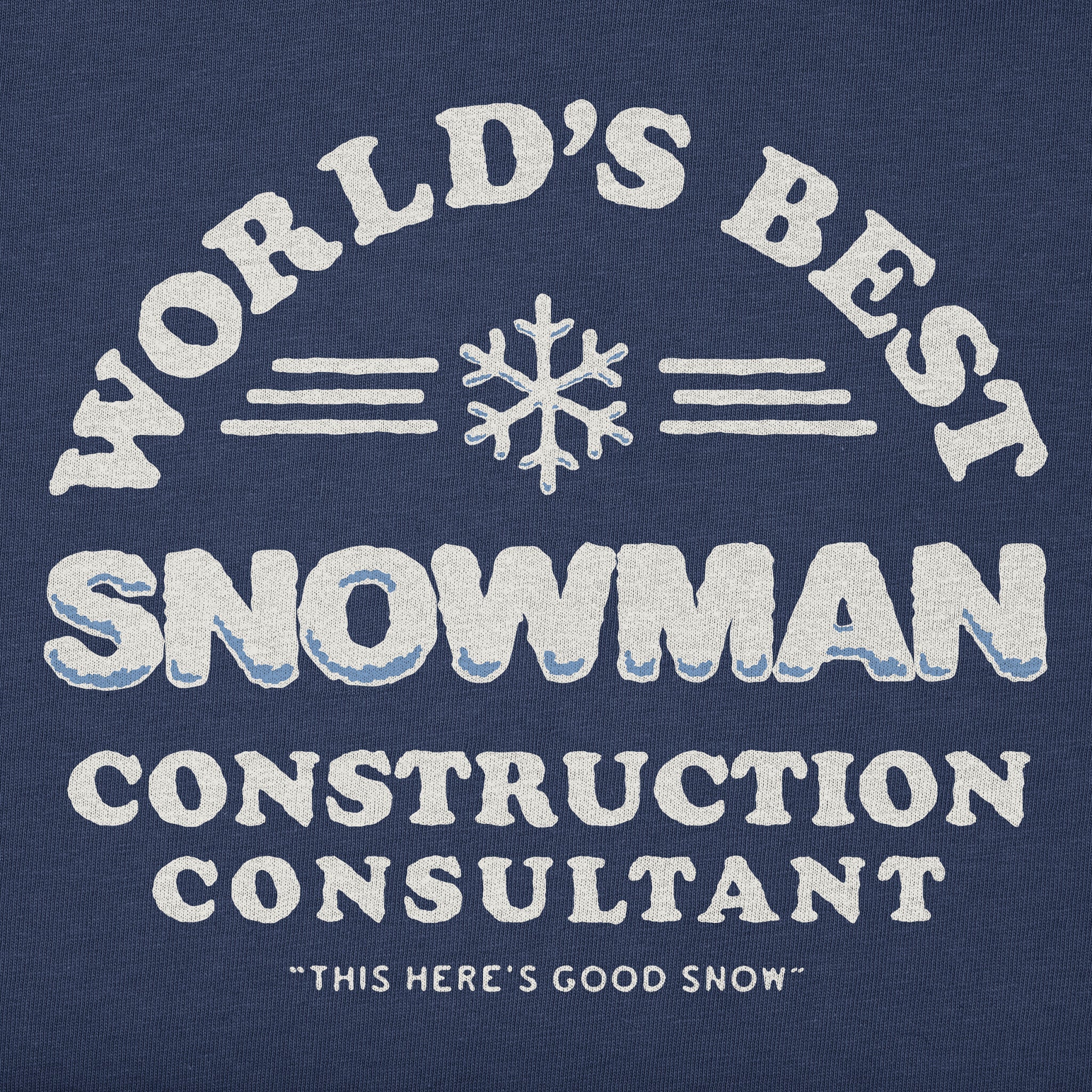 Men's Snowman Consultant Simply True Fleece Crew