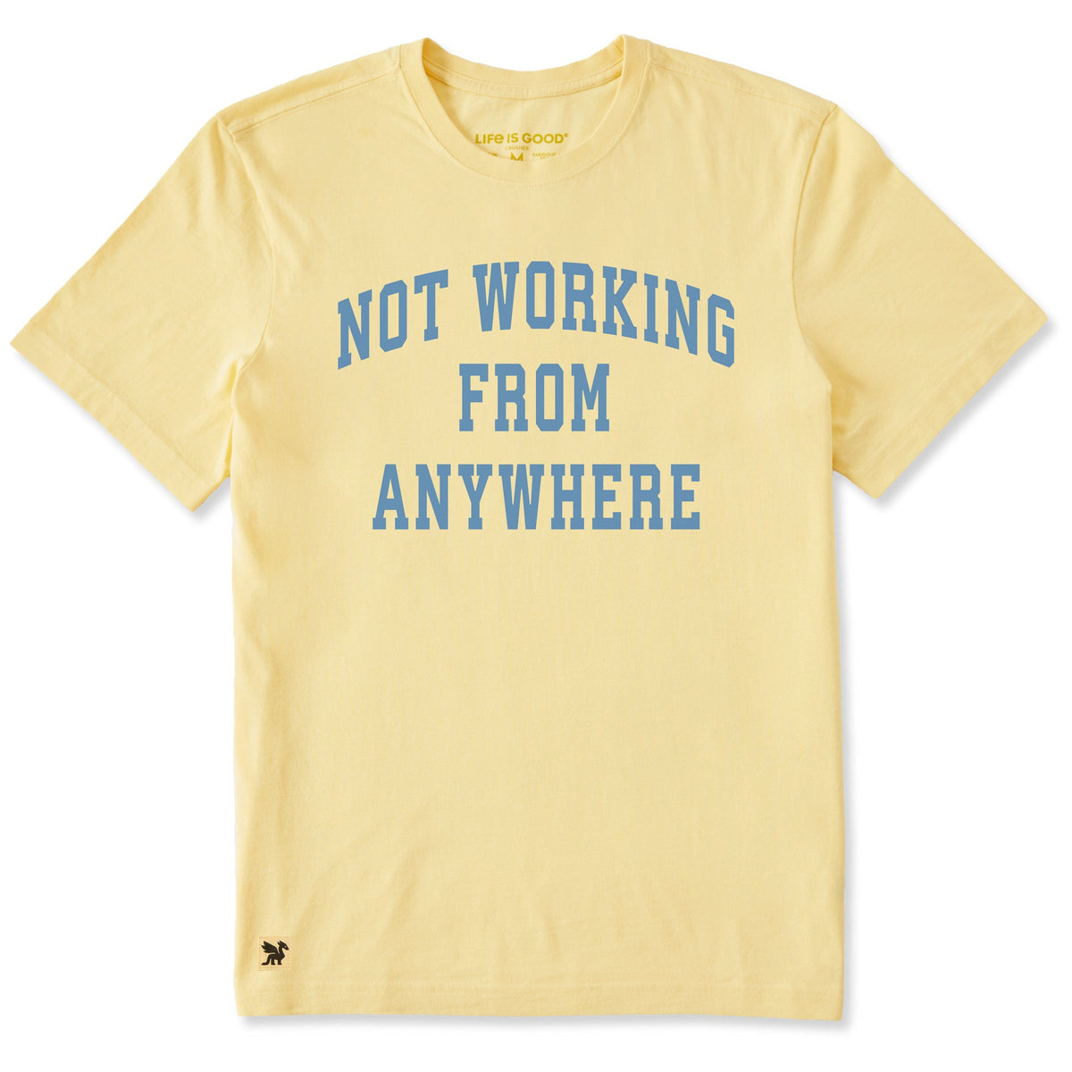 Men's Not Working From Anywhere Arch Short Sleeve Crusher Tee