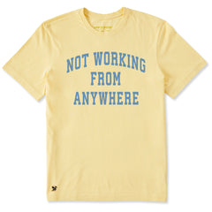 Men's Not Working From Anywhere Arch Short Sleeve Crusher Tee