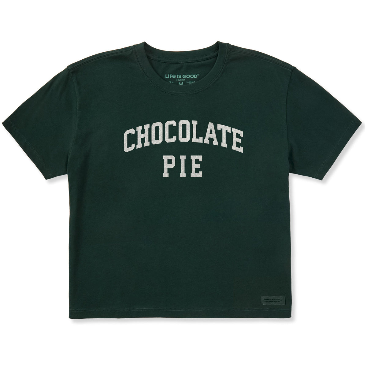Women's Chocolate Pie Arch Short Sleeve Crusher Boxy Tee