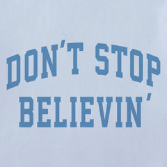 Women's Don't Stop Believin' Arch Short Sleeve Crusher Boxy Tee