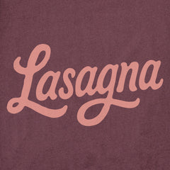 Men's Lasagna Script Long Sleeve Crusher Tee