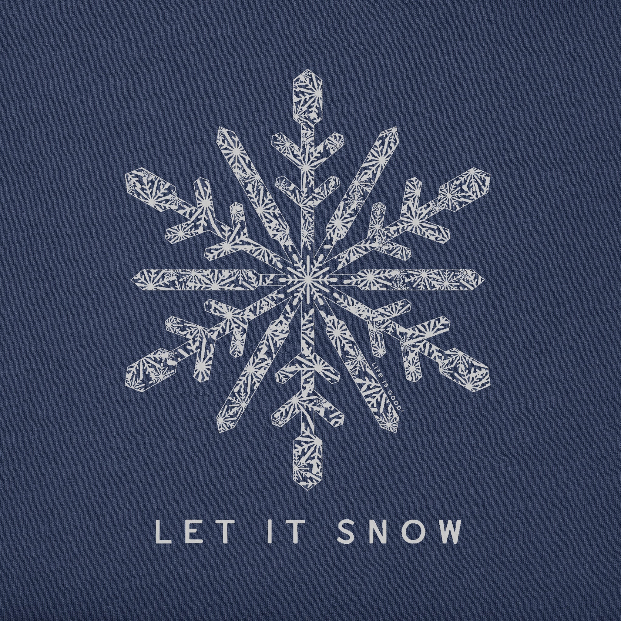 Women's Let it Snowflake Snow Simply True Fleece Crew