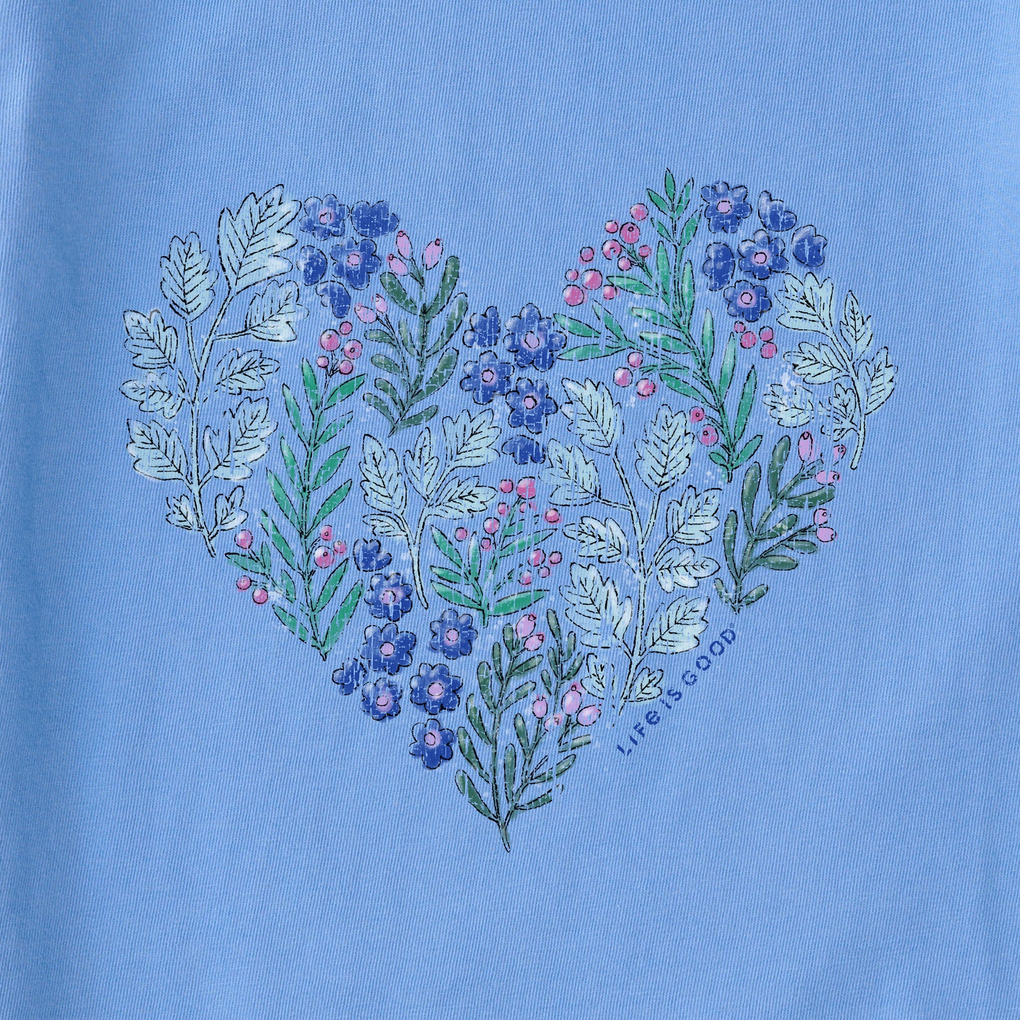 Women's Holly Heart Simply True Fleece Crew
