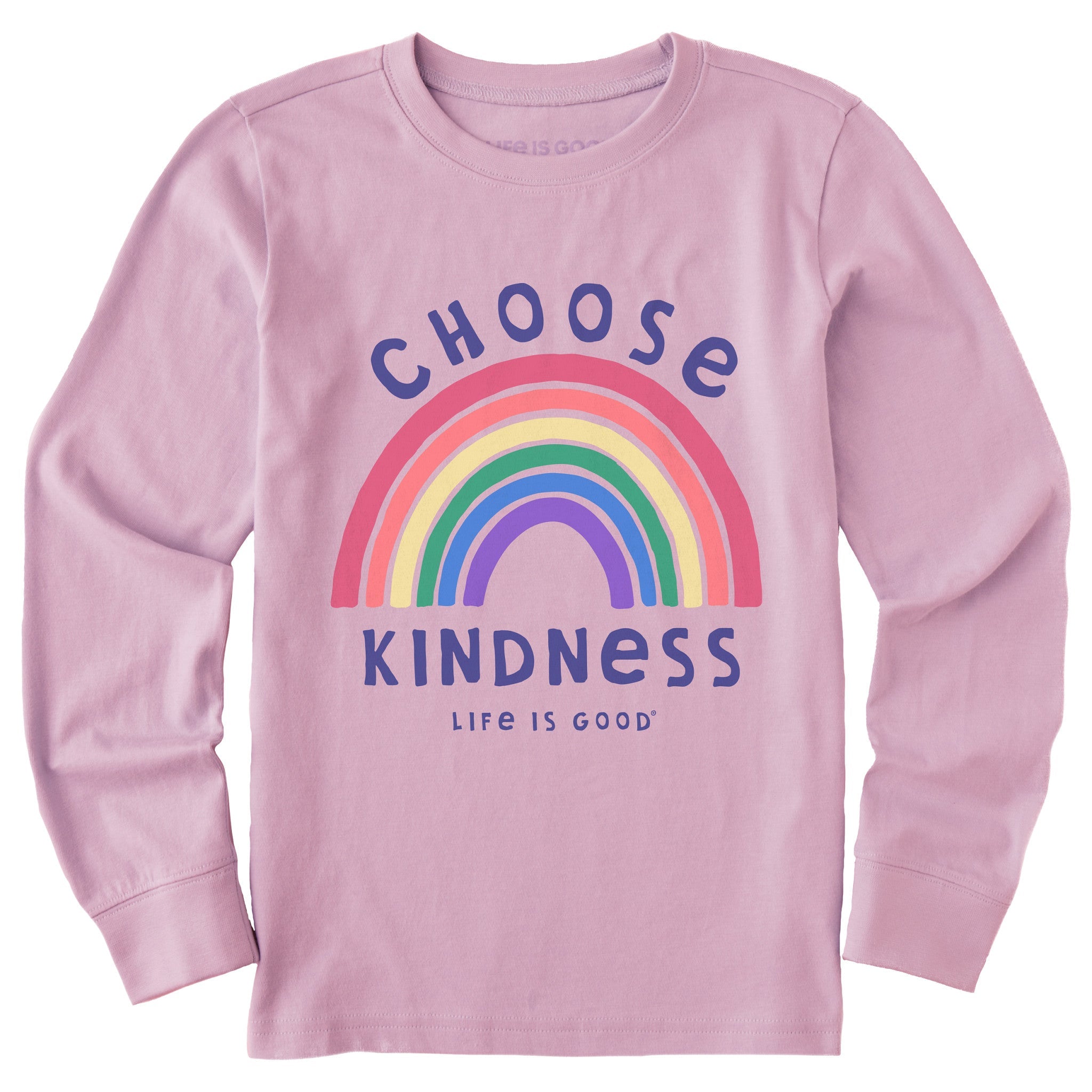 Kids Choose Kindness Long Sleeve Crusher Tee