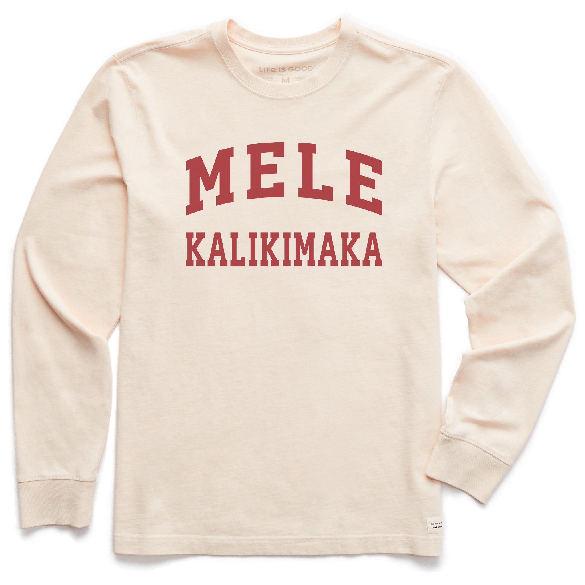 Men's Mele Kalikimaka Arch Long Sleeve Crusher Tee