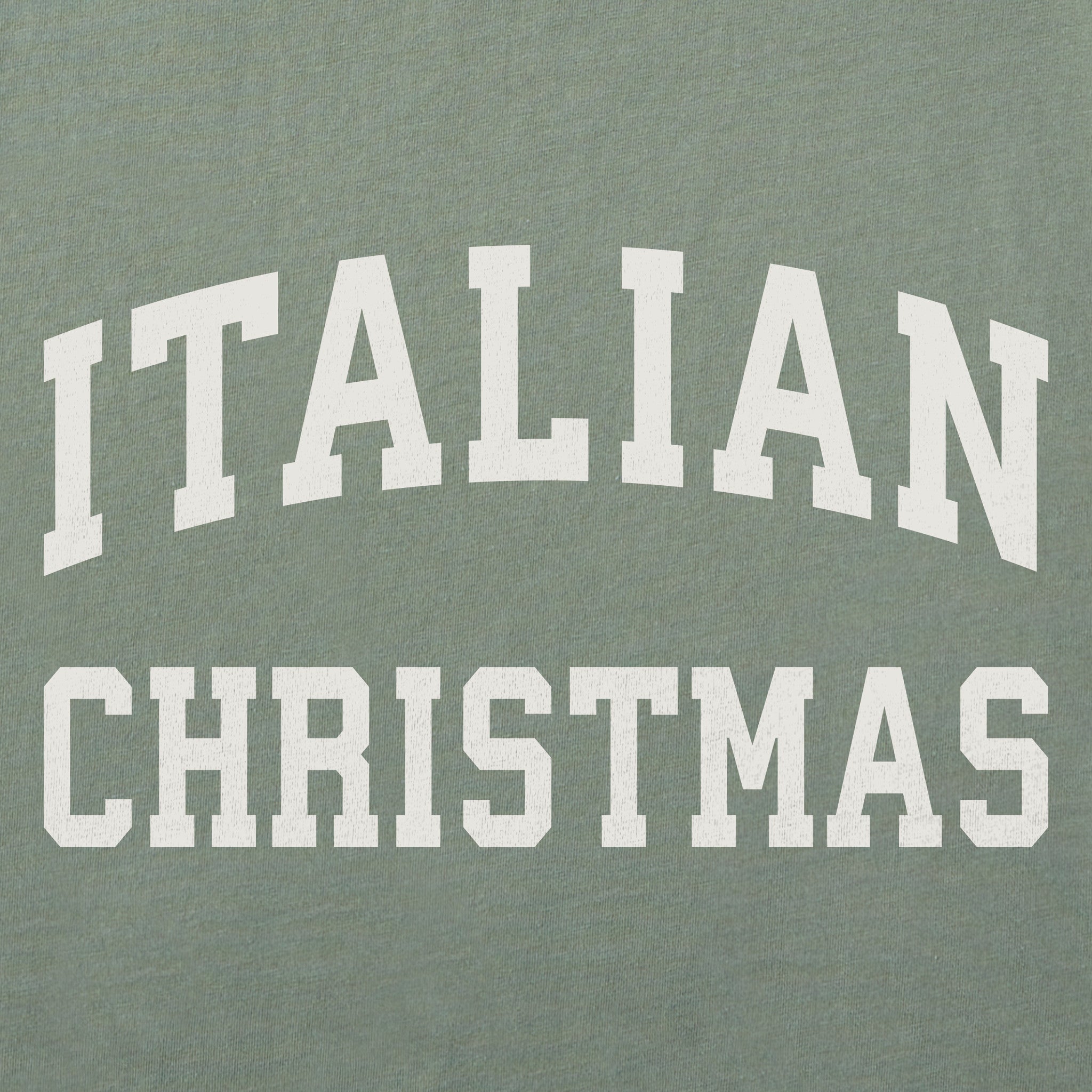 Men's Italian Christmas Arch Long Sleeve Crusher Tee