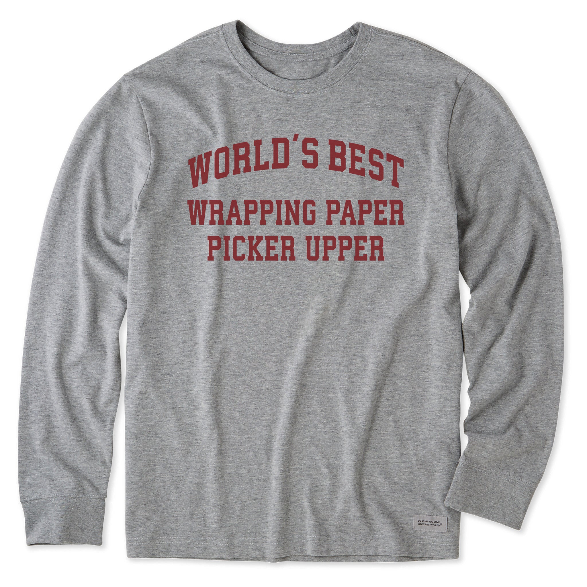 Men's Wrapping Paper Arch Long Sleeve Crusher Tee