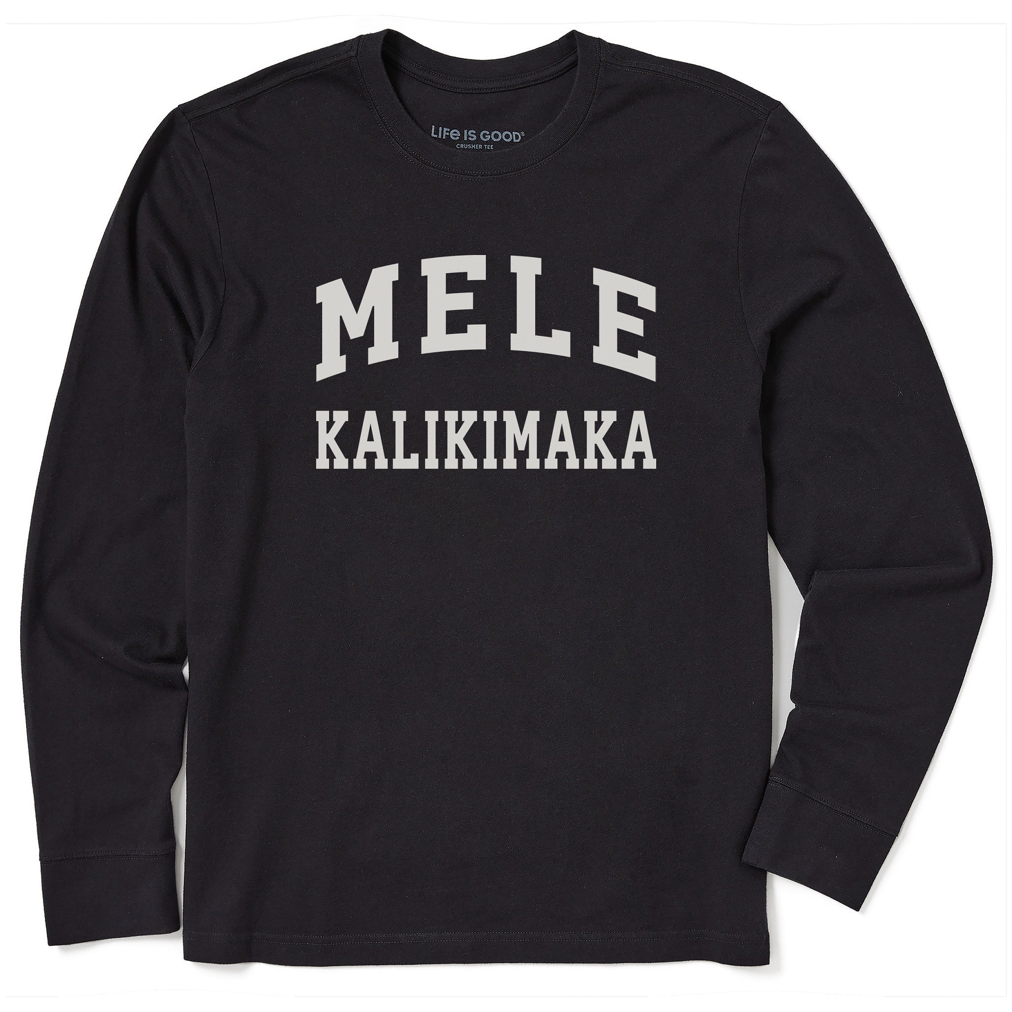 Men's Mele Kalikimaka Arch Long Sleeve Crusher Tee