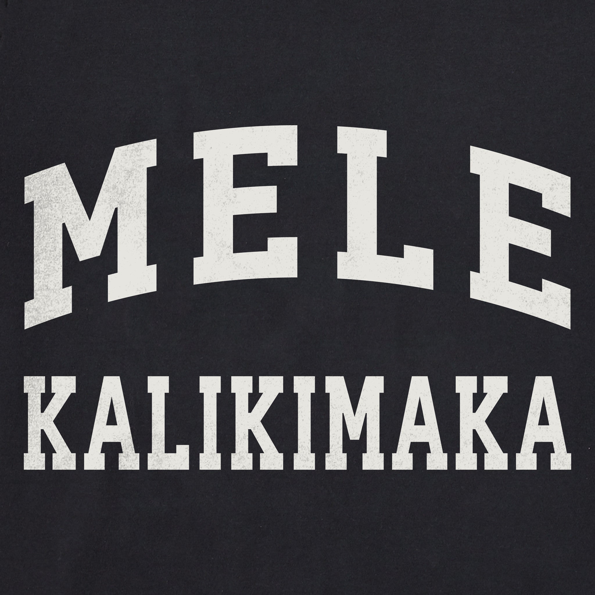 Men's Mele Kalikimaka Arch Long Sleeve Crusher Tee