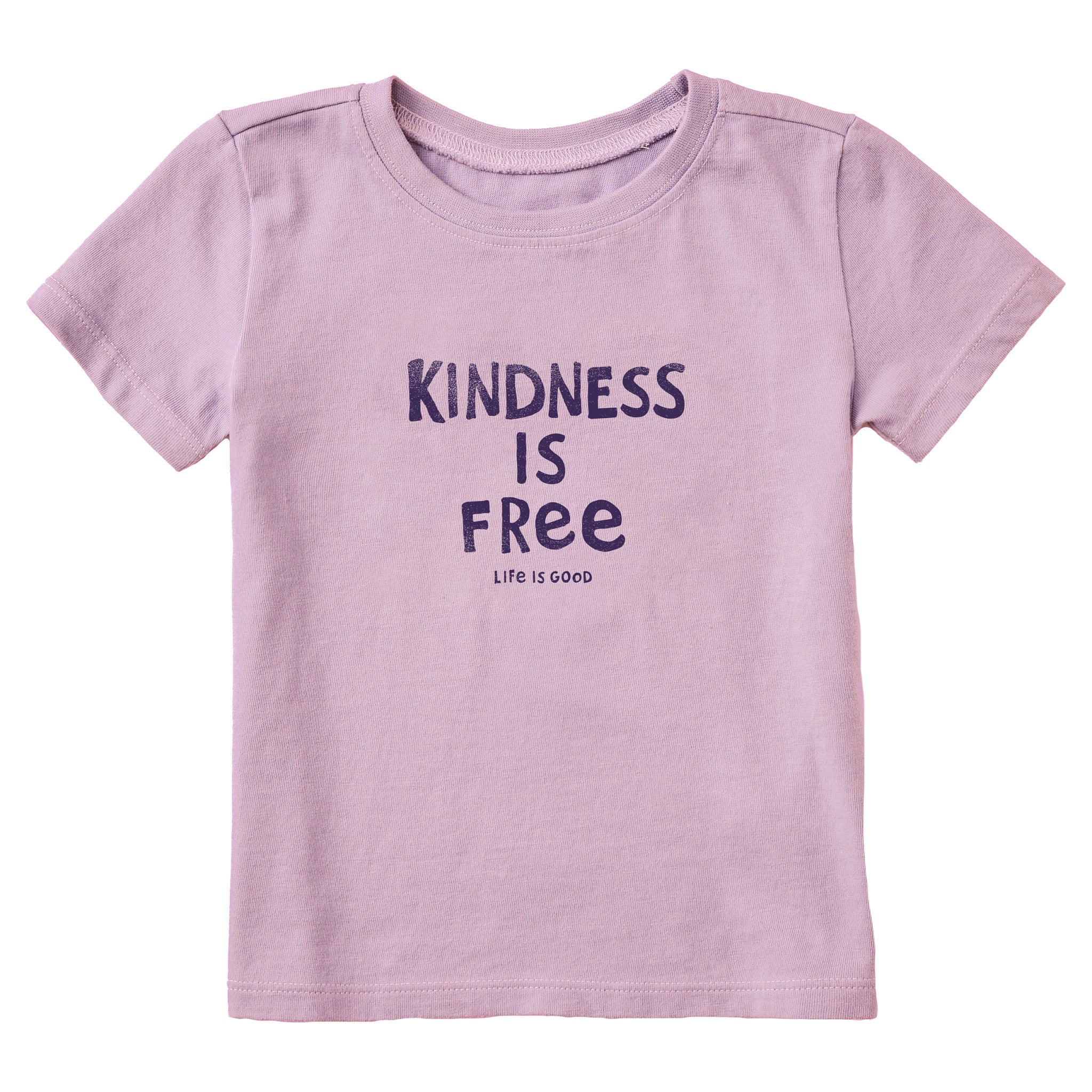 Toddler Kindness is Free Short Sleeve Crusher Tee
