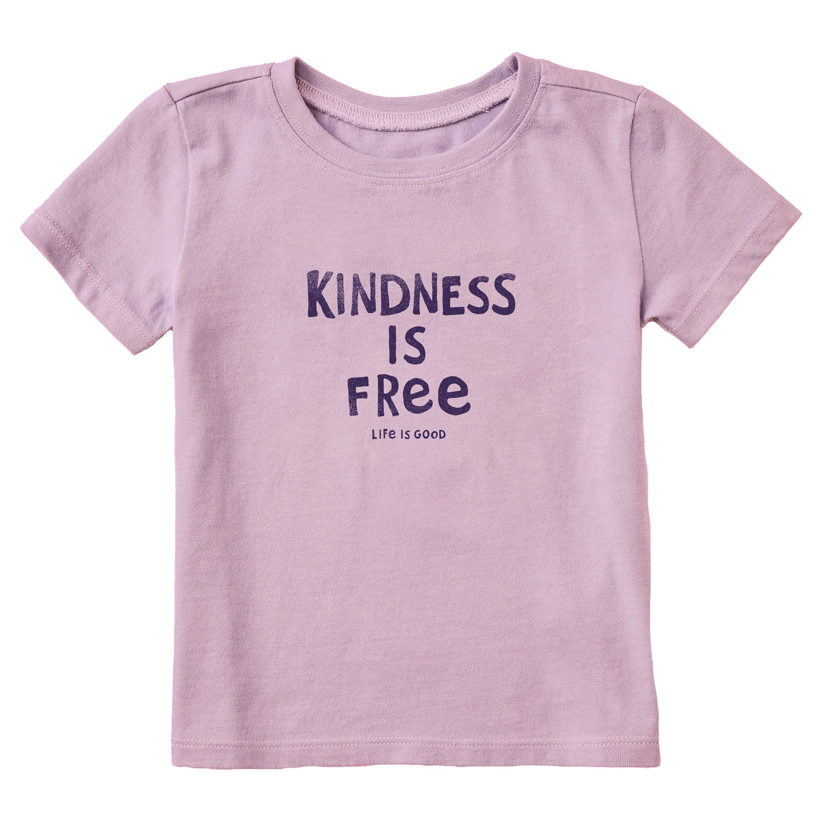 Toddler Kindness is Free Short Sleeve Crusher Tee