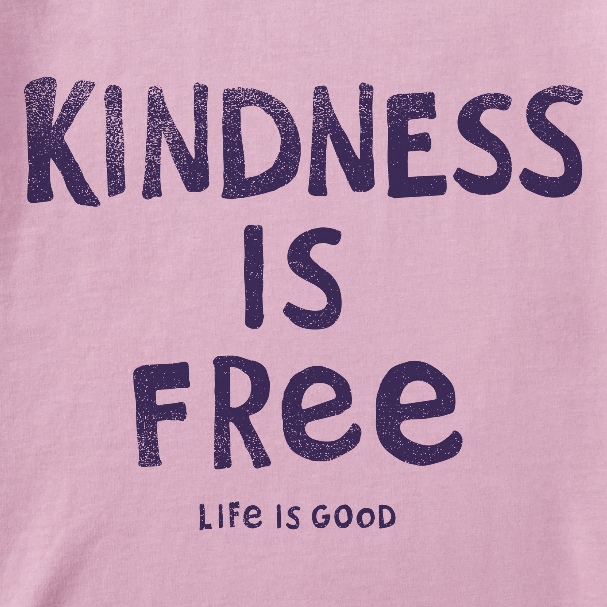 Toddler Kindness is Free Short Sleeve Crusher Tee