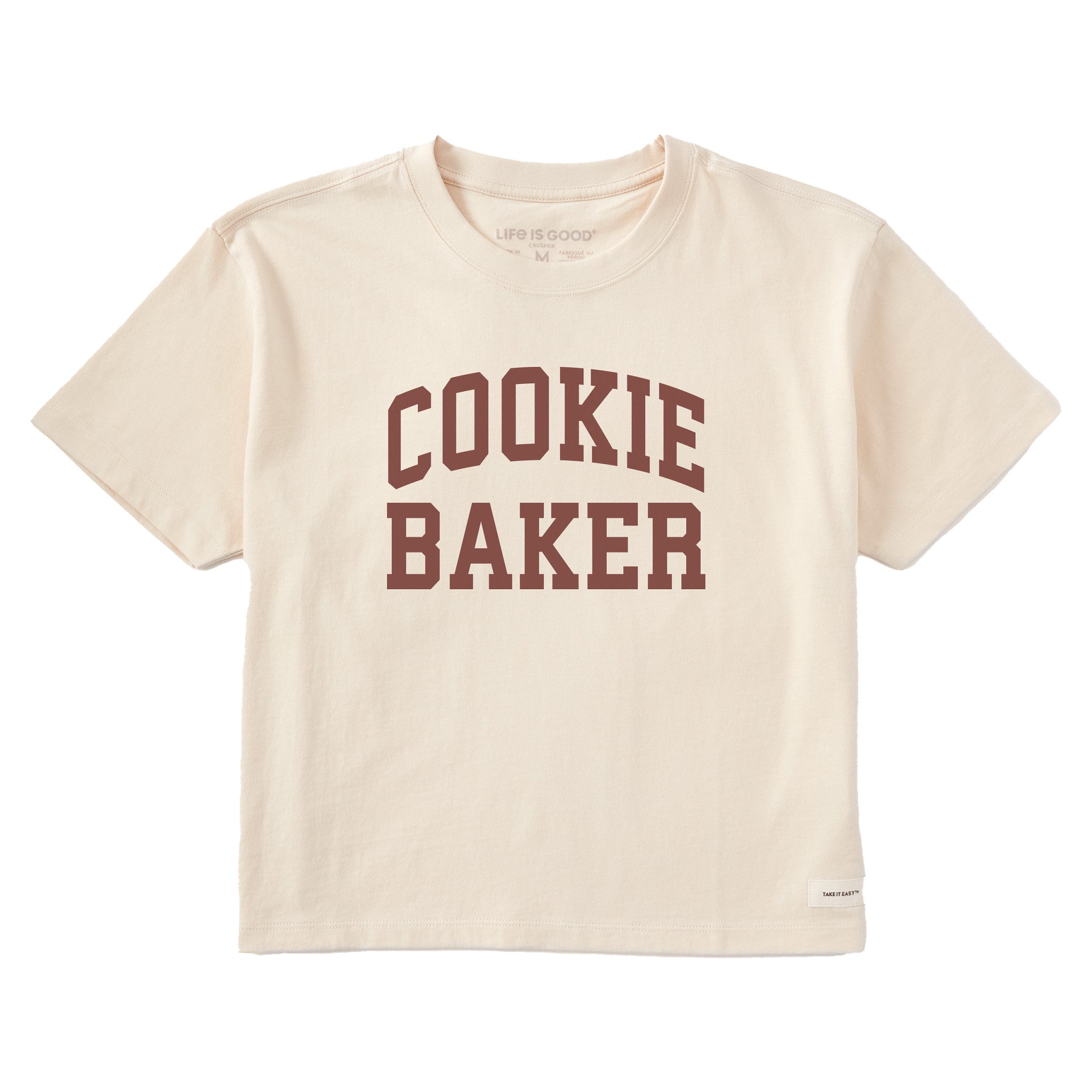 Women's Cookie Baker Arch Short Sleeve Crusher Boxy Tee