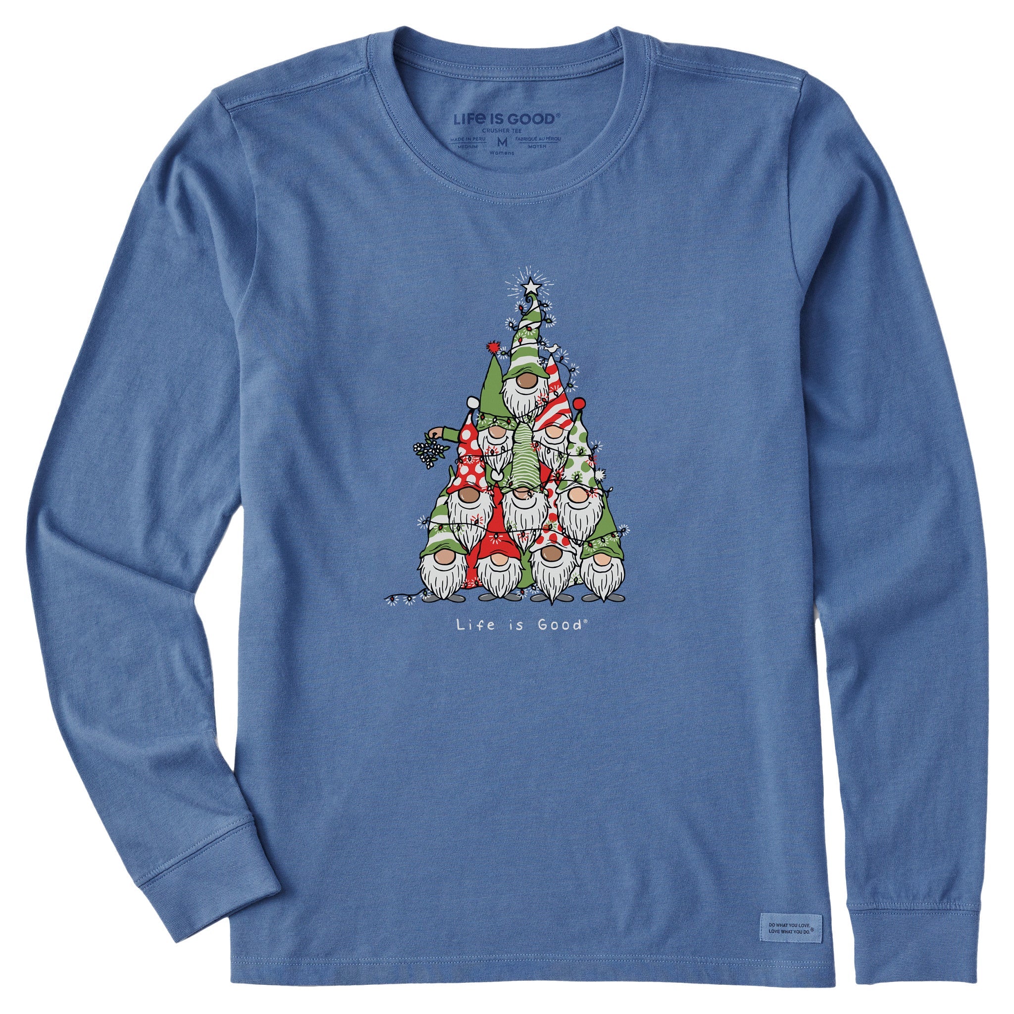 Women's Gnome Tree Long Sleeve Crusher Tee