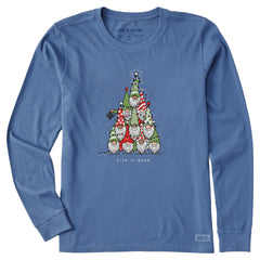 Women's Gnome Tree Long Sleeve Crusher Tee