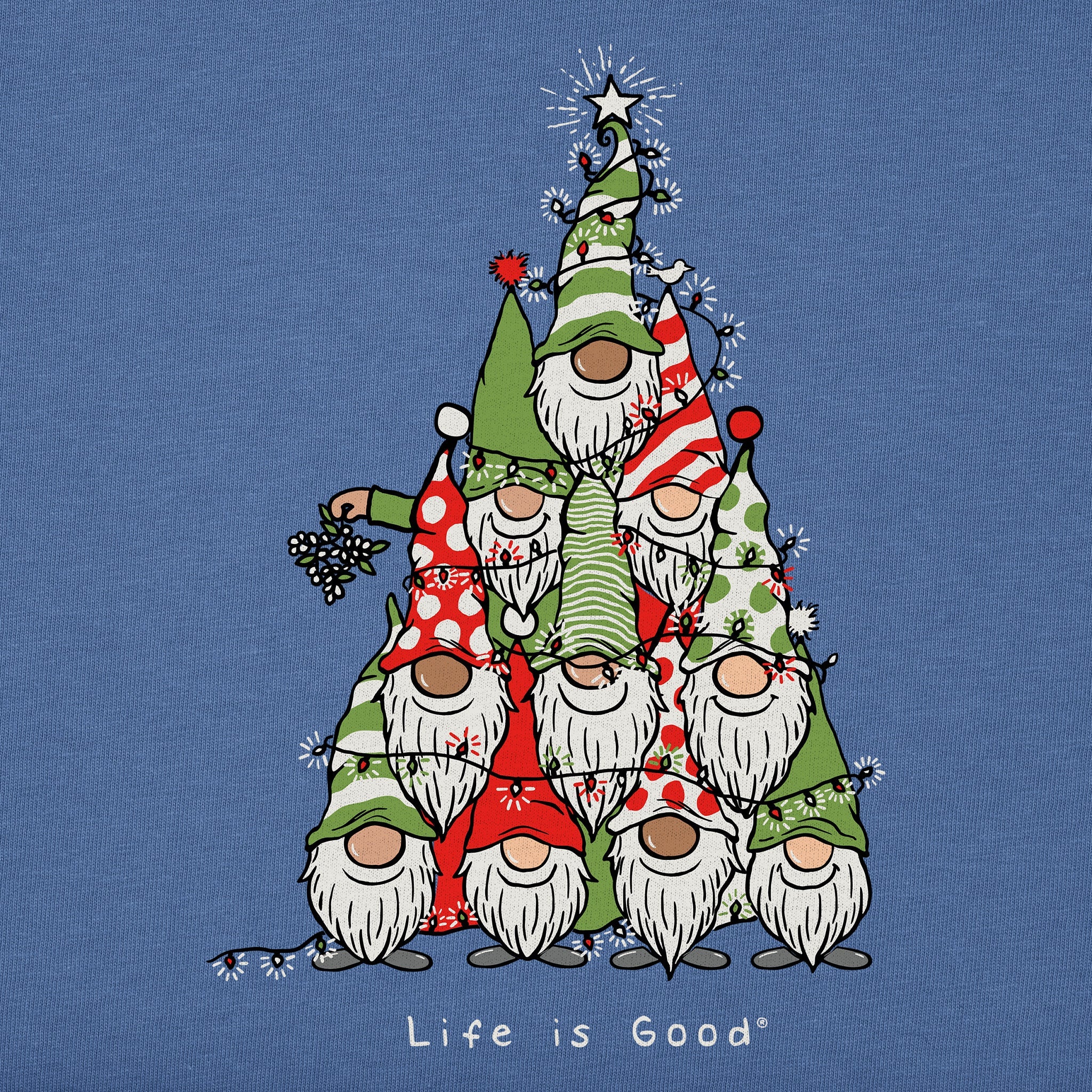 Women's Gnome Tree Long Sleeve Crusher Tee