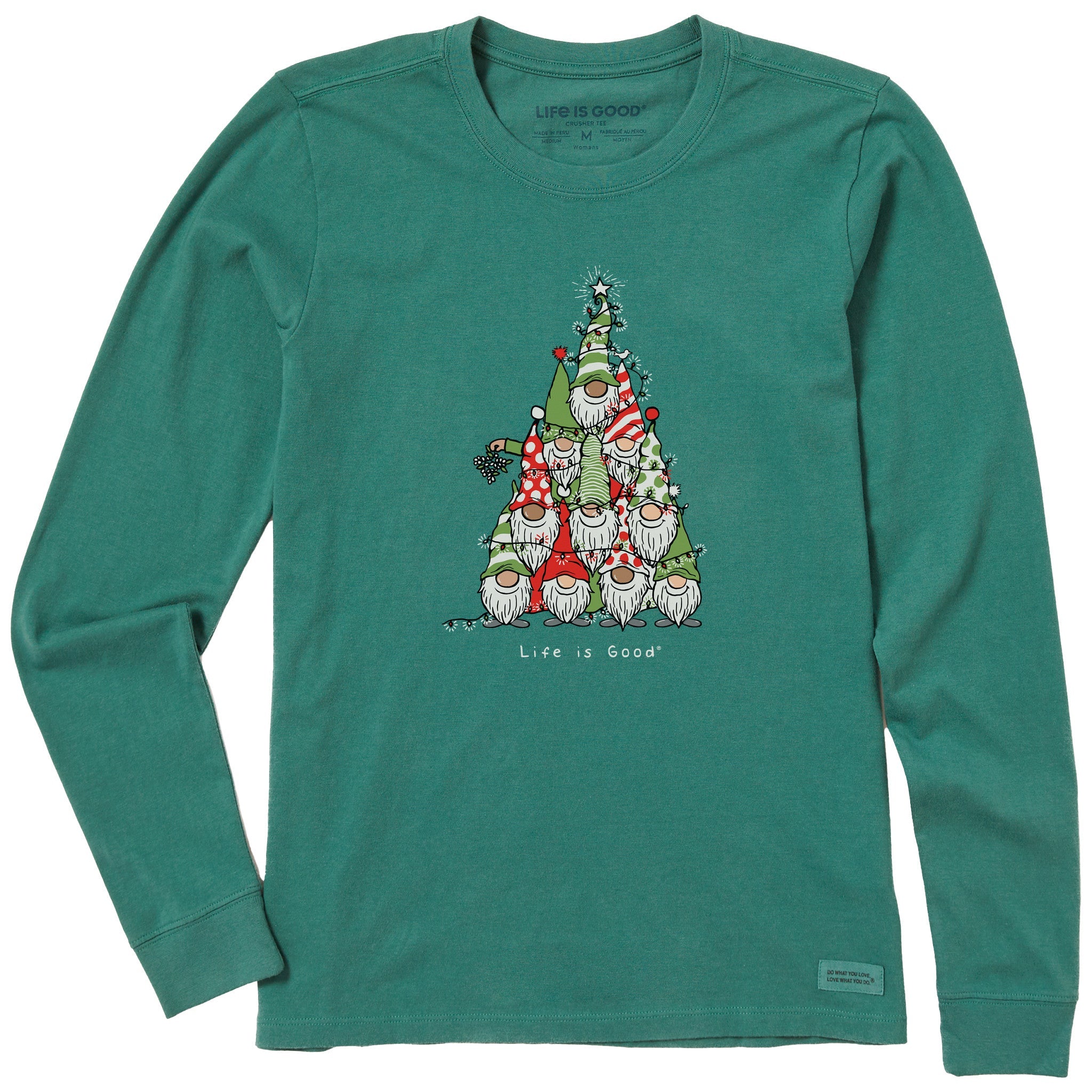 Women's Gnome Tree Long Sleeve Crusher Tee