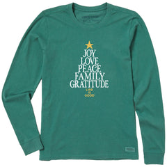 Women's Family Tree Long Sleeve Crusher Tee