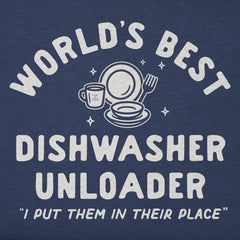 Men's World's Best Dishwasher Unloader Short Sleeve Crusher Tee