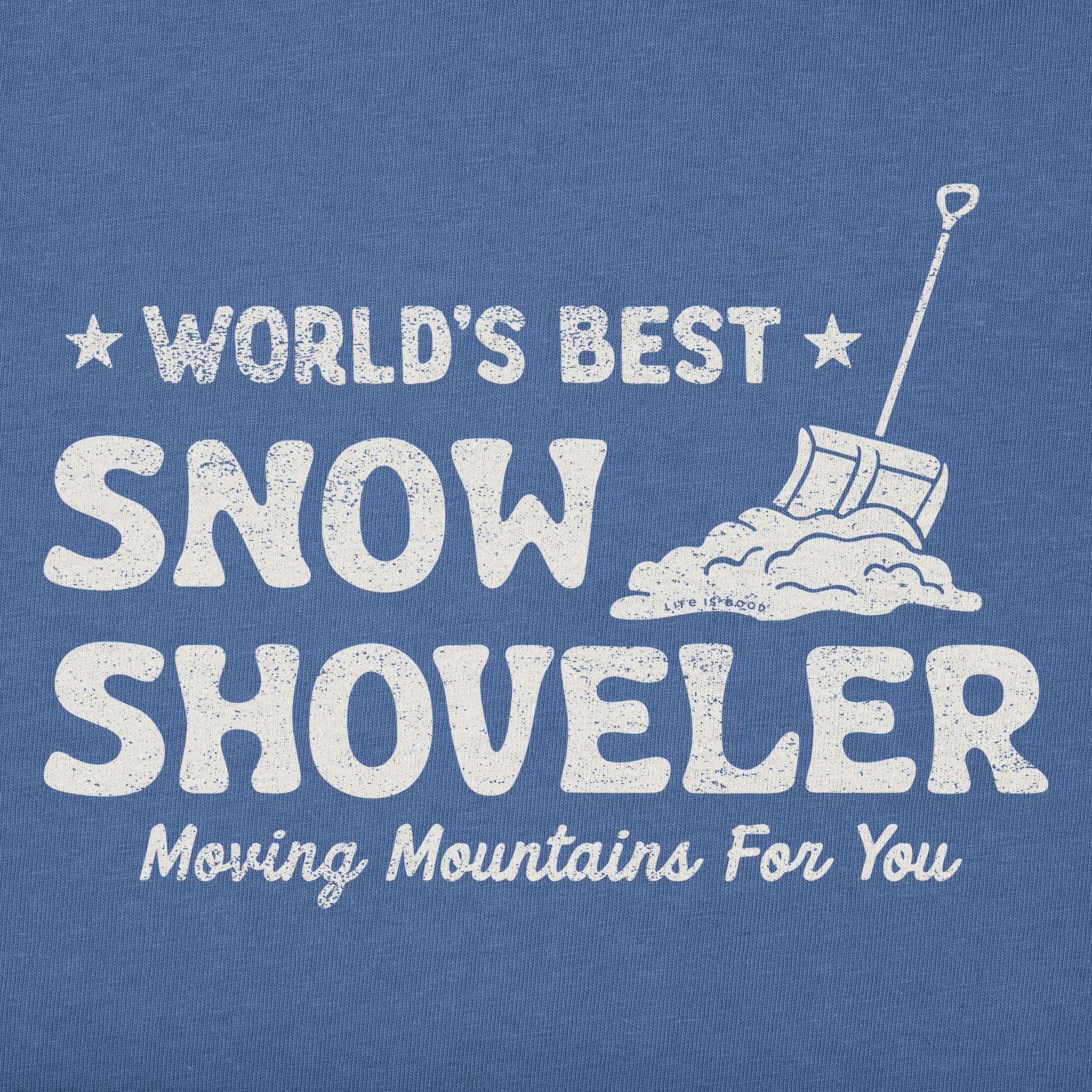 Men's Snow Shoveler Long Sleeve Crusher Tee